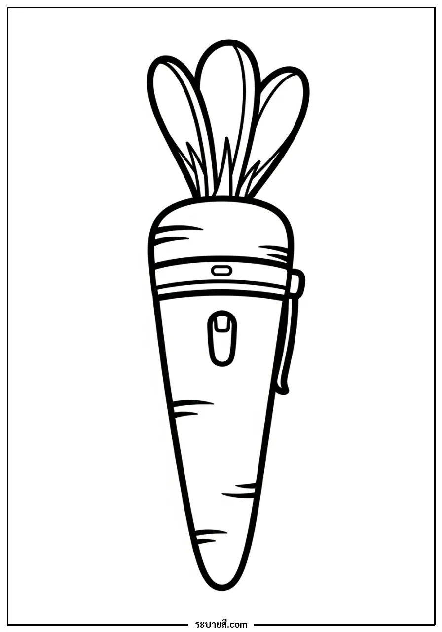 ภาพวาดระบายสี Judy Hopps carrot pen