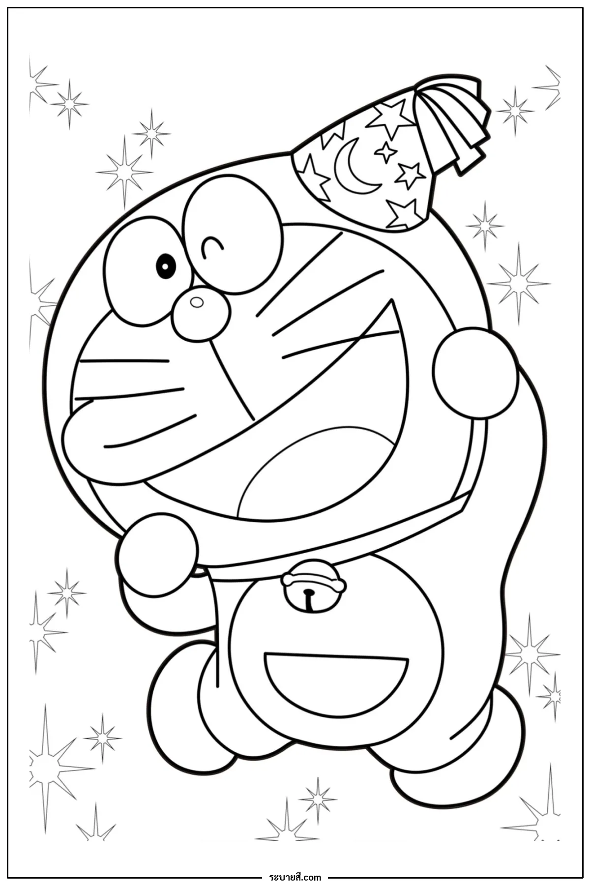 ภาพวาดระบายสี Doraemon 26