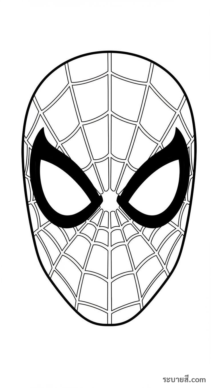 ภาพวาดระบายสี SpiderMan 27